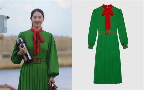 gucci green dress hometown chachacha